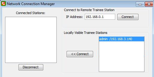 ∆ Image VBS2Fires_14: Fires Network Connection Manager Window