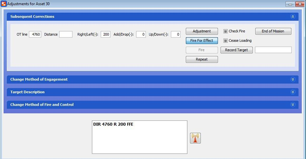 ∆ Image VBS2Fires_35: Fires Adjustments for Asset 20 window