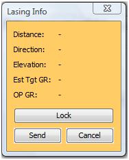 ∆ Image VBS2Fires_45: Fires Lasing Info window