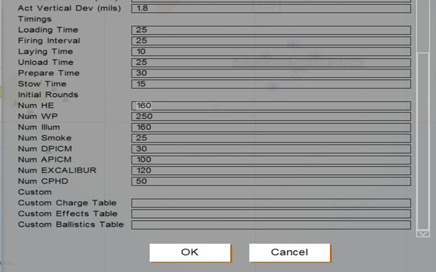 ∆ Image VBS2Fires_78: VBS2 Configuring the gunlines