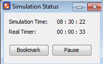 ∆ Image VBS2Fires_8: Simulation Status Window