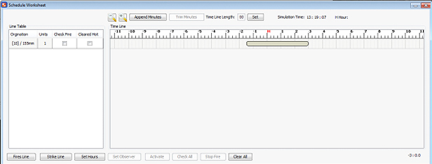 Δ Image VBS2Fires_4g: Fire Schedule Worksheet